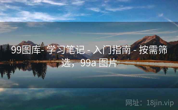 99图库- 学习笔记 - 入门指南 - 按需筛选，99a 图片